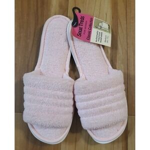 VTG 70s Snug Treds Womens Classic Collection Slippers Pink Washable Size 6.5/7.5